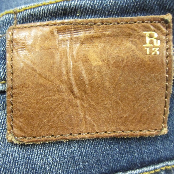 Authentic Women's R13 Cross Over Jean - Picture 4 of 5
